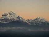 
Poon Hill Dhaulagiri and Tukuche Peak Before Sunrise

